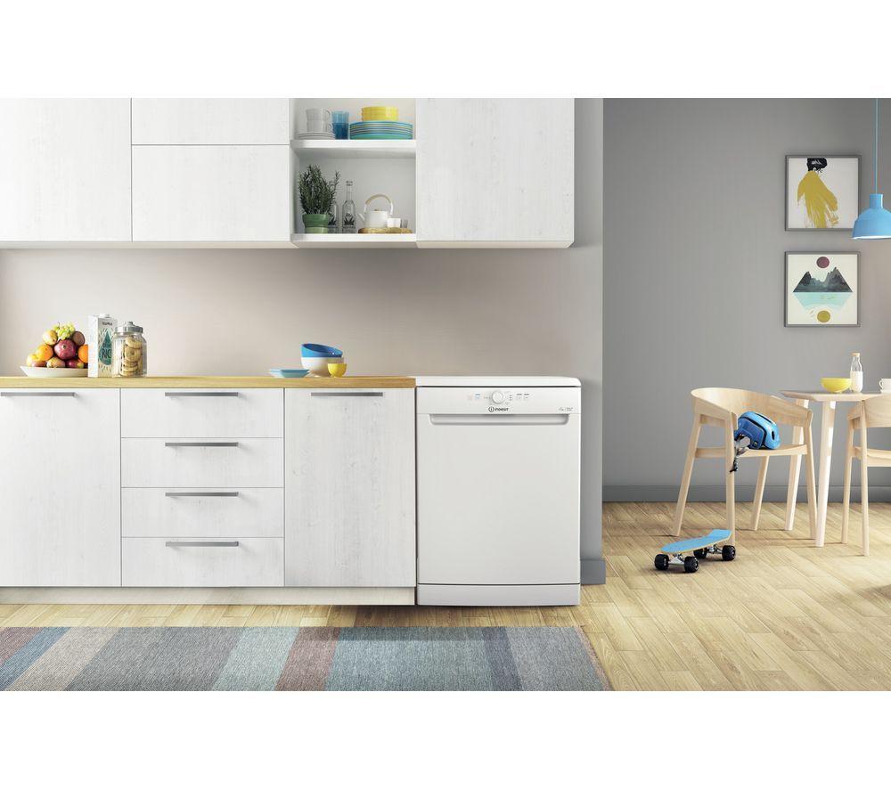 INDESIT D2FHK26UK Full-size Dishwasher - White image number 5 of 7