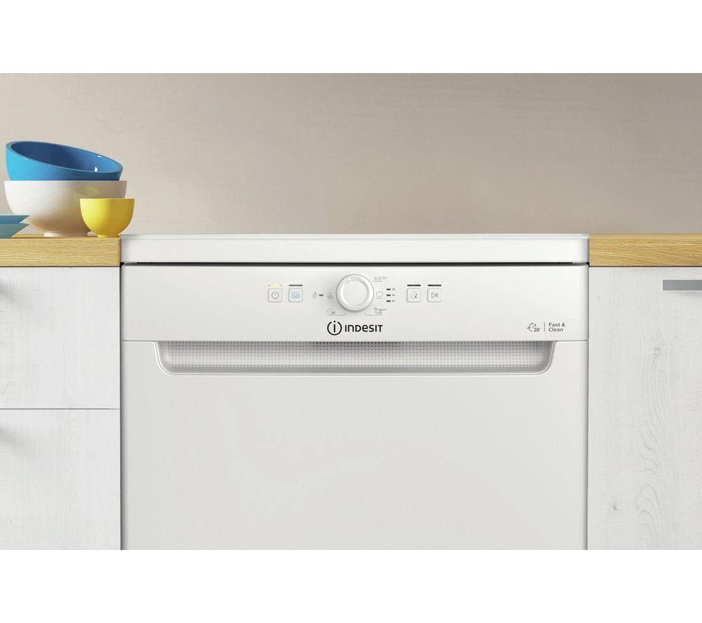 INDESIT D2FHK26UK Full-size Dishwasher - White image number 6 of 7