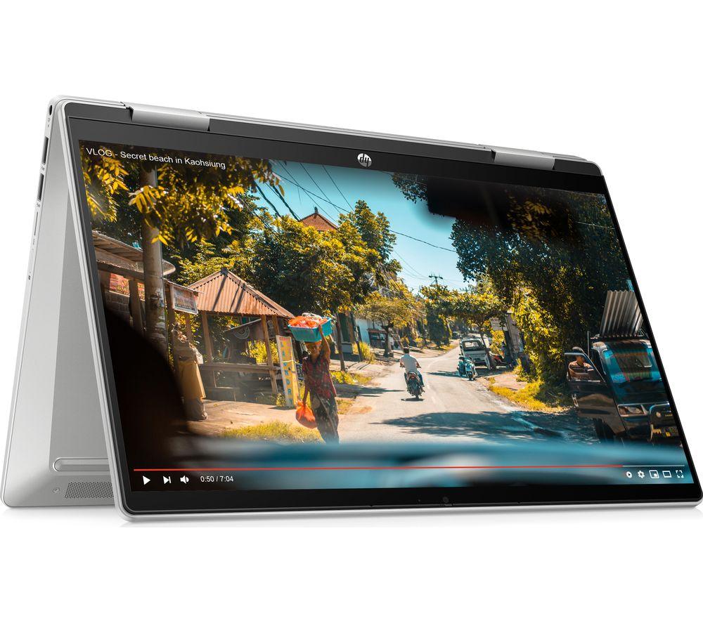 HP Pavilion x360 14-ek1501sa 14" 2 in 1 Laptop - Intel®Core i5, 512 GB SSD, Silver, Silver/Grey