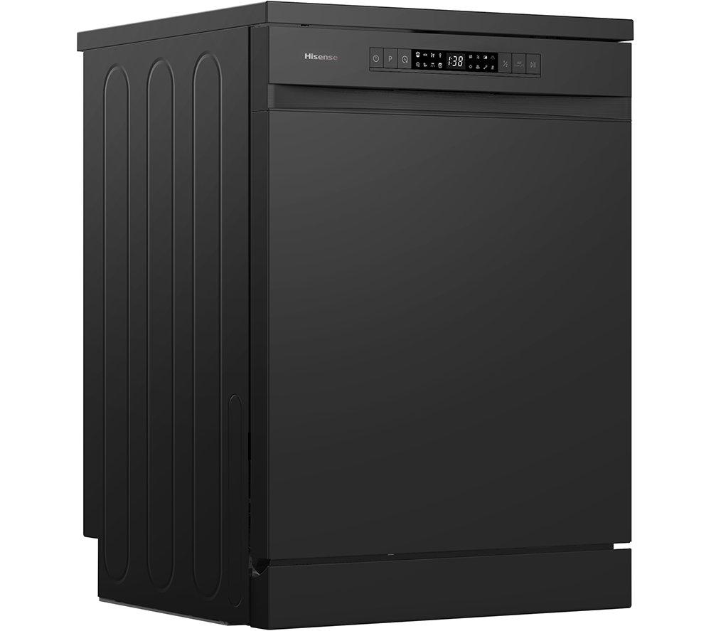 HISENSE HS622E90BUK Full-size Dishwasher - Black, Black