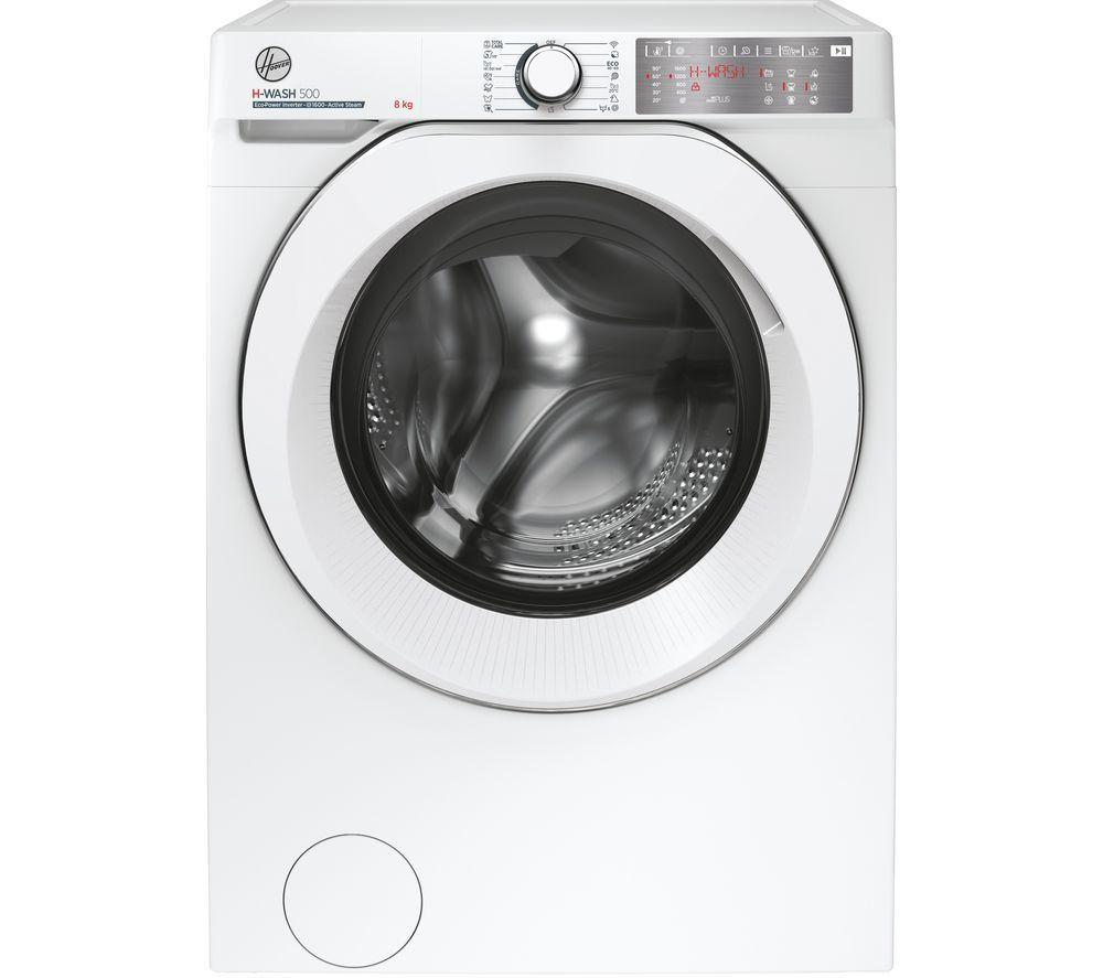 HOOVER H Wash 500 HWB 68AMC/1-80 WiFi-enabled 8 kg 1600 Spin Washing Machine - White, White