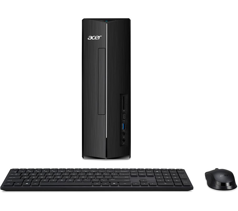 ACER Aspire XC-1760 Desktop PC - IntelCore? i5, 1 TB HDD & 256 GB SSD, Black, Black