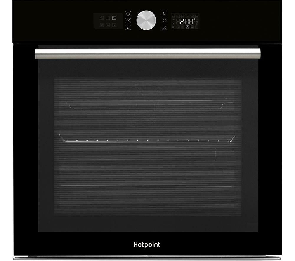 HOTPOINT Multiflow SI4 854 P BL Electric Pyrolytic Oven - Black, Black