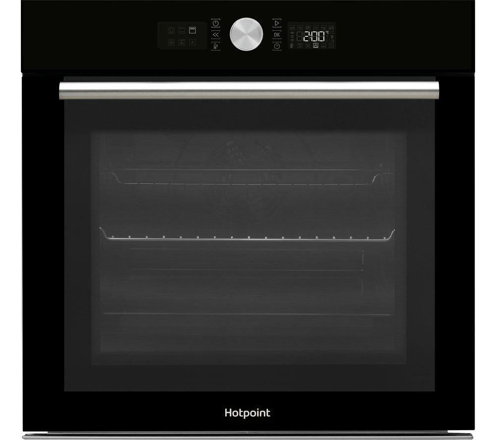 HOTPOINT Multiflow SI4 854 P BL Electric Pyrolytic Oven - Black, Black