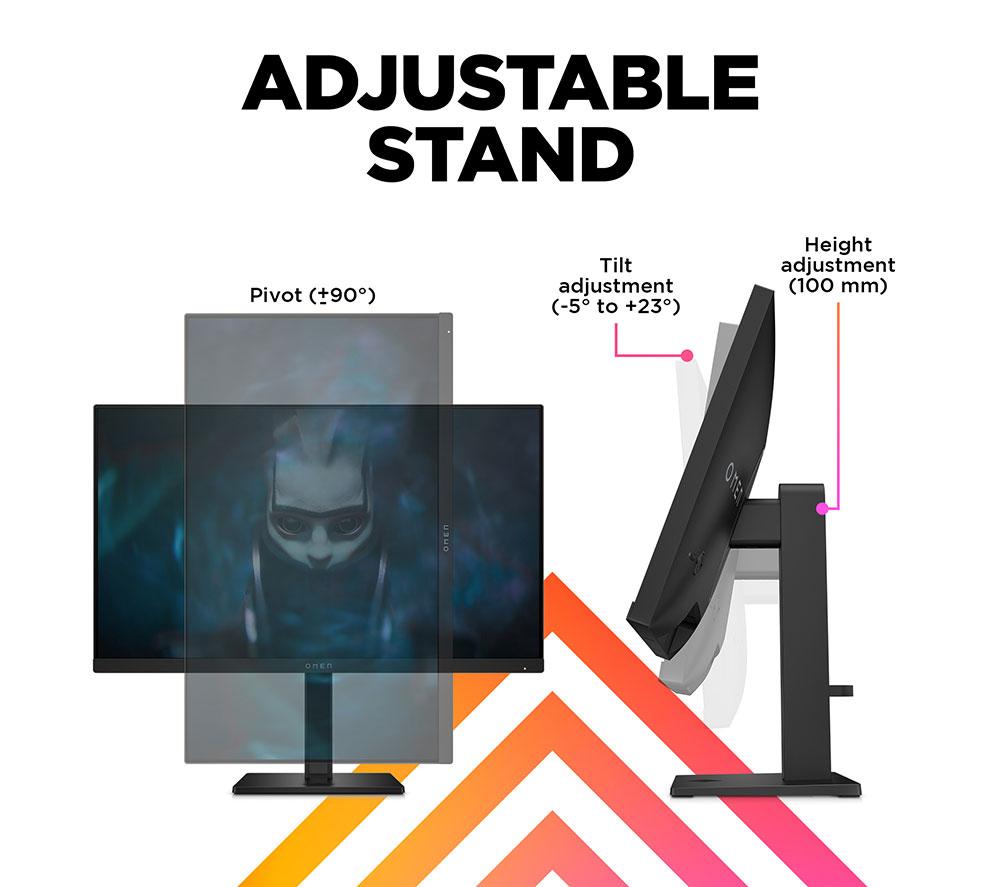 HP OMEN 24 Full HD 23.8" IPS LCD Gaming Monitor - Black image number 6 of 18