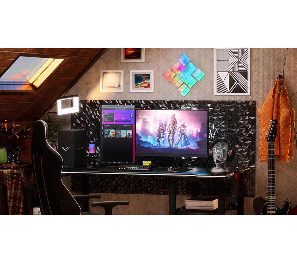 HP OMEN 24 Full HD 23.8" IPS LCD Gaming Monitor - Black image number 11 of 18