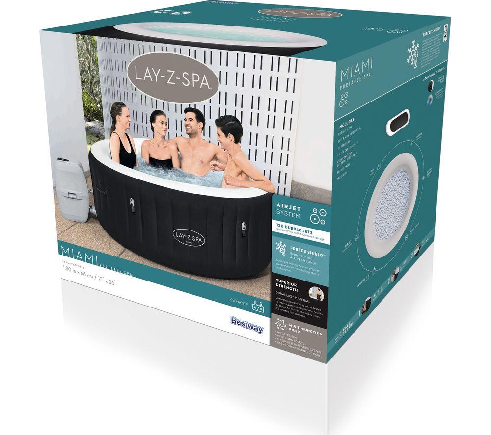 LAY-Z-SPA Miami AirJet Inflatable Hot Tub image number 12 of 12