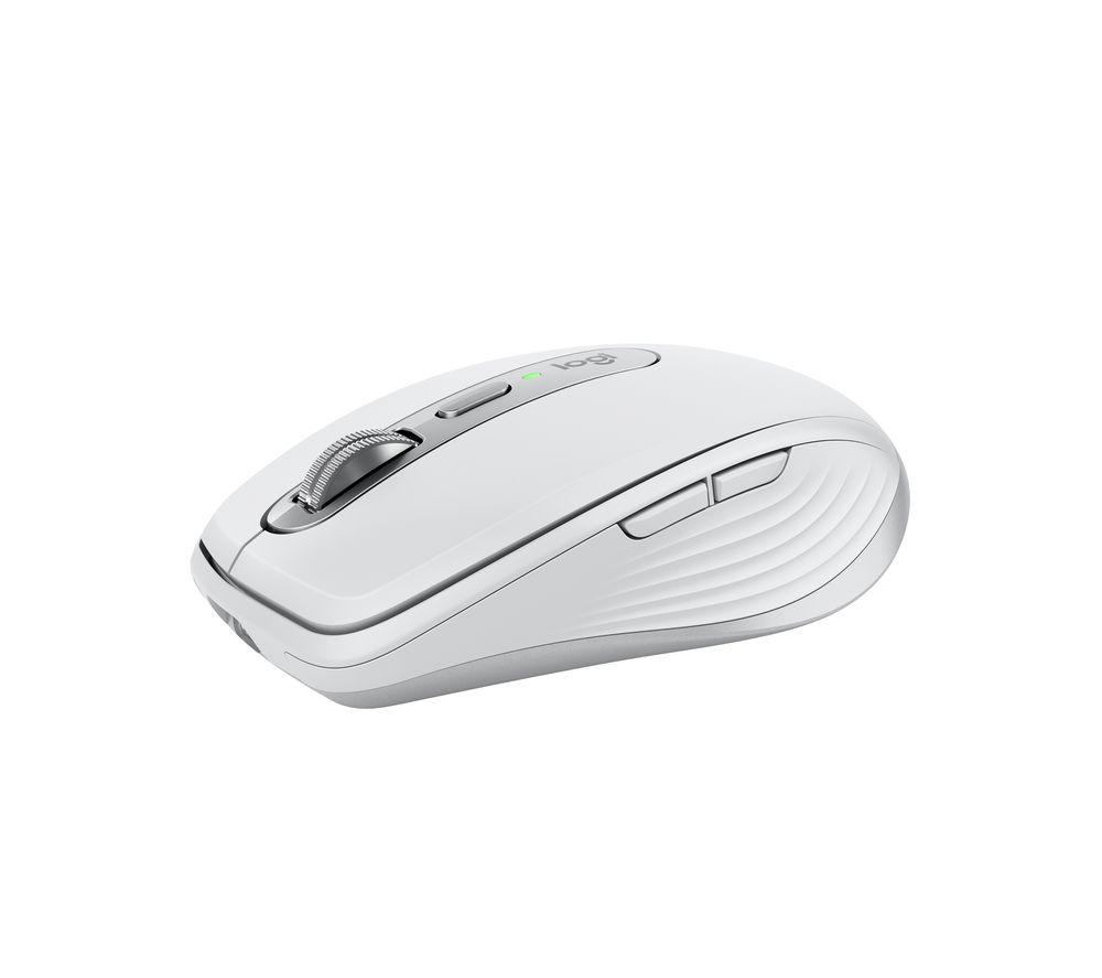 LOGITECH MX Anywhere 3S Wireless Darkfield Mouse - Pale Grey, White,Silver/Grey