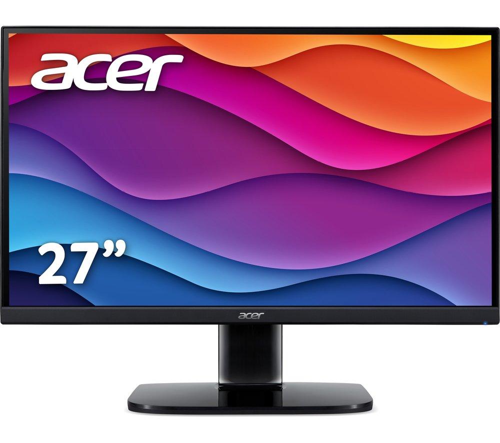 ACER KB272Ebi Full HD 27 IPS LCD Monitor - Black, Black