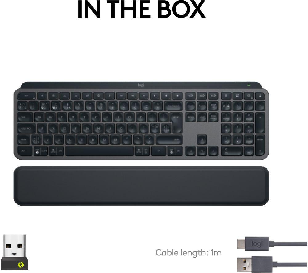 LOGITECH MX Keys S Plus Wireless Keyboard - Black image number 10 of 10