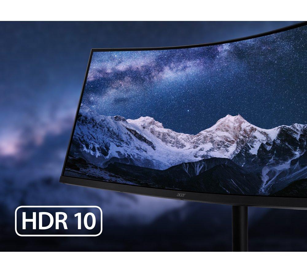 ACER CZ342CUR Wide Quad HD 34" Curved VA LCD Monitor - Black image number 6 of 11