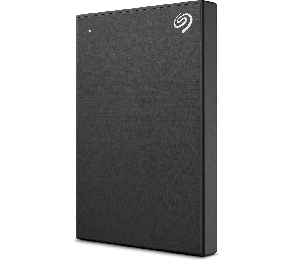 SEAGATE One Touch Portable Hard Drive - 1 TB, Black, Black