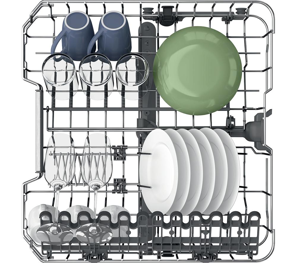 HOTPOINT Hydroforce H8I HP42 L UK Full-size Fully Integrated Dishwasher image number 9 of 15