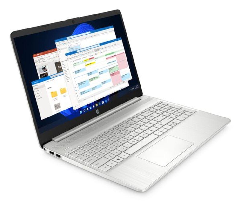 HP 15s-eq2504sa 15.6 Refurbished Laptop - AMD Ryzen 5, 256 GB SSD, Silver (Very Good Condition), S