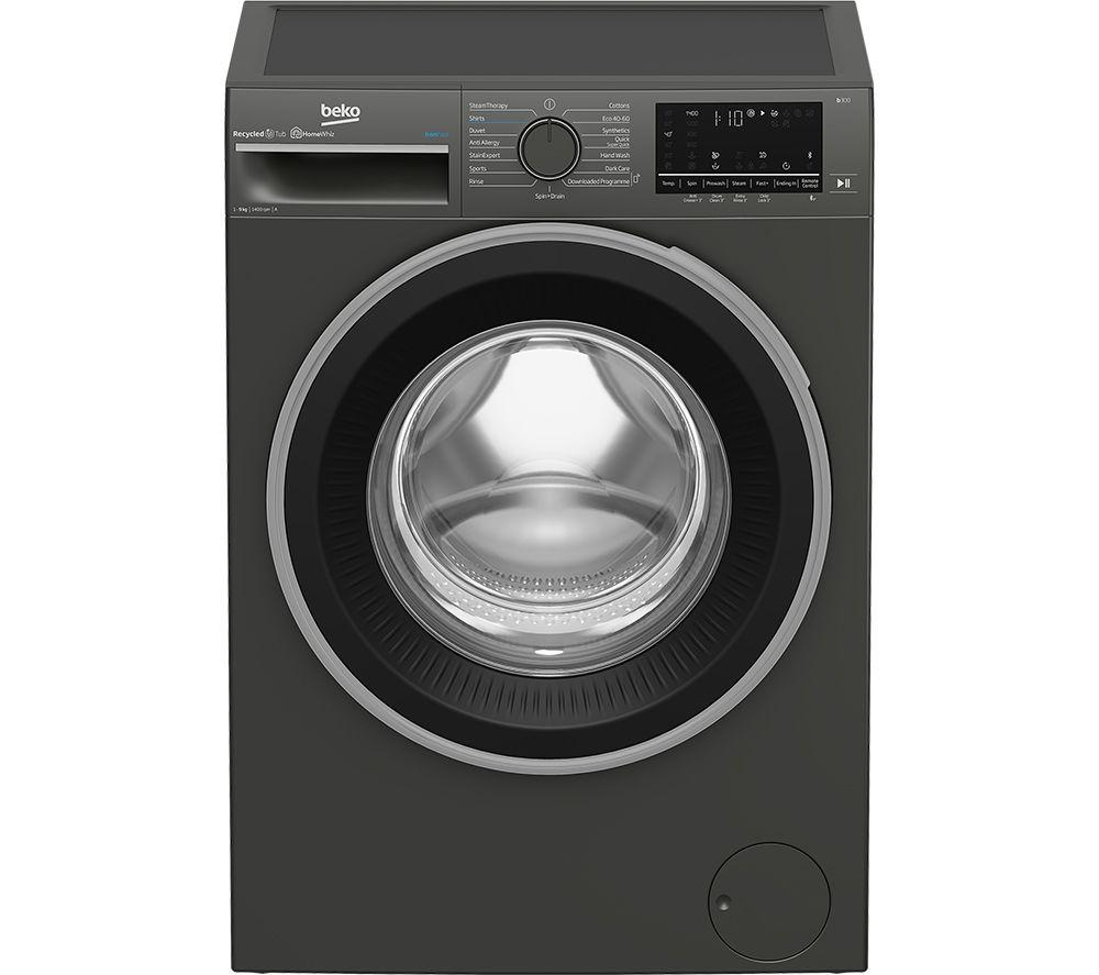BEKO IronFast RecycledTub B3W5941IG 9 kg 1400 Spin Washing Machine - Graphite Black