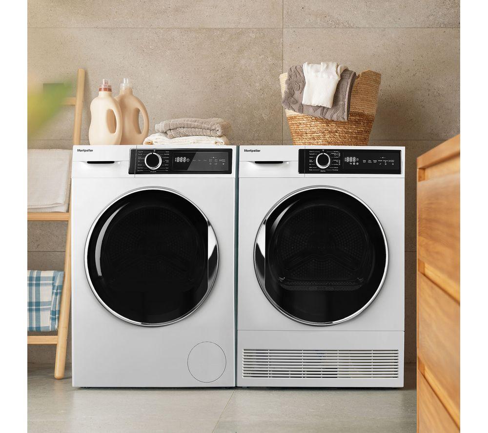 MONTPELLIER MTDC8SDW 8 kg Condenser Tumble Dryer - White image number 8 of 8