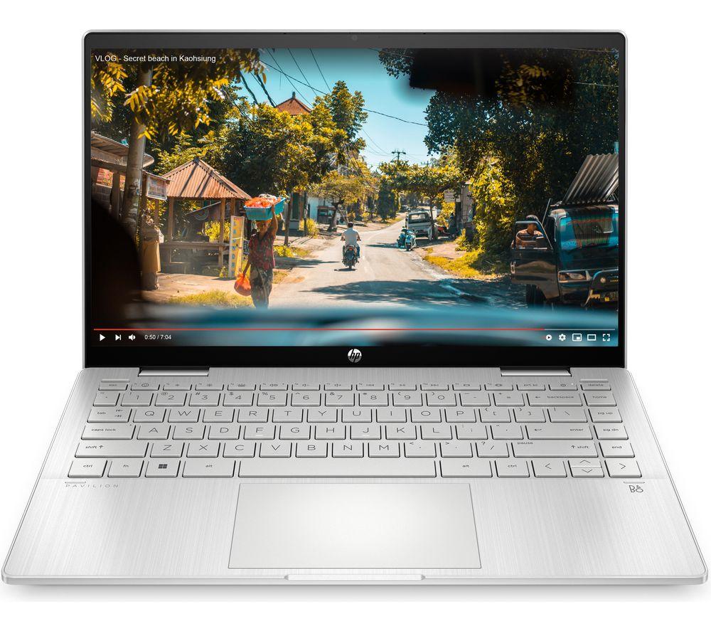 HP Pavilion x360 14-ek1550sa 14' 2 in 1 Laptop - Intel® U300, 128 GB SSD, Silver - image 16