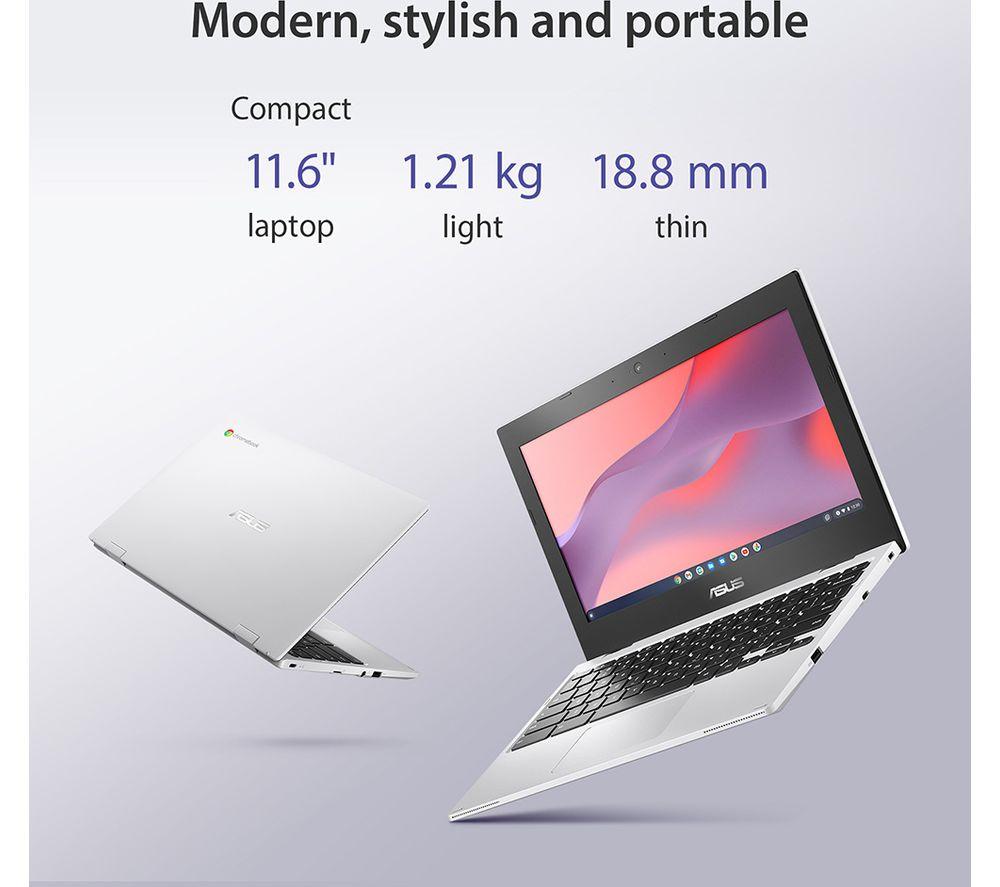 ASUS CX1 11.6' Chromebook - Intel® Celeron®, 64 GB eMMC, Silver - image 4