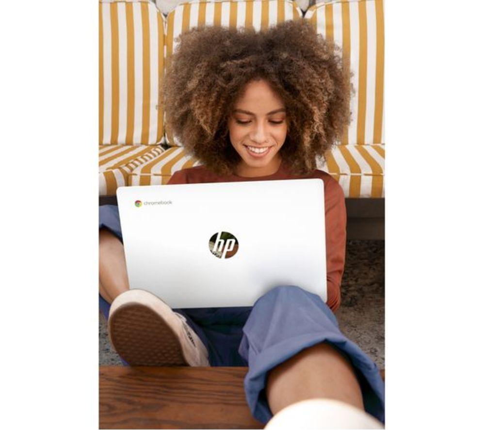HP 11a-na0000sa 11.6" Refurbished Chromebook - MediaTek MT8183, 64 GB eMMC, White (Very Good Condition) image number 9 of 11