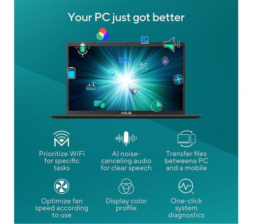 ASUS Vivobook 15 X1500EA 15.6" Refurbished Laptop - Intel&reg; Core&trade; i3, 256 GB SSD, Black (Very Good Condition) image number 5 of 16