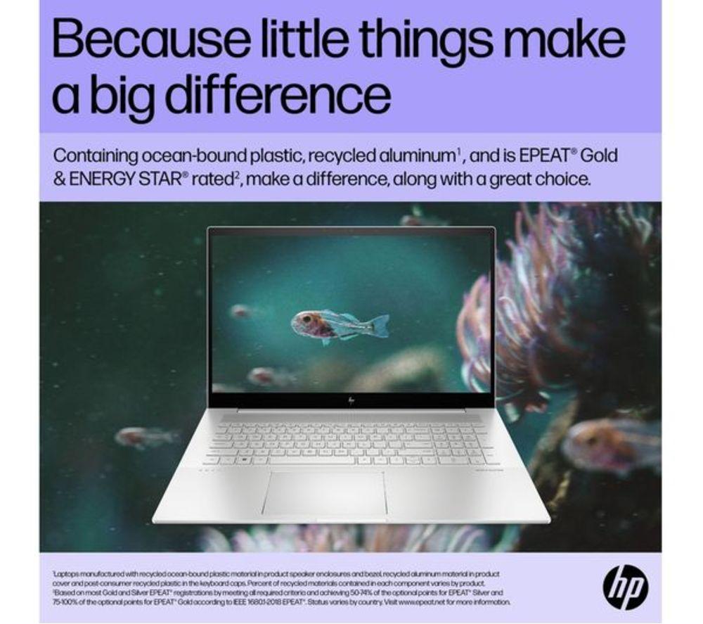 HP ENVY 17-cr0503na 17.3" Refurbished Laptop -  Intel&reg; Core&trade; i7, 512 GB SSD, Silver (Very Good Condition) image number 4 of 15