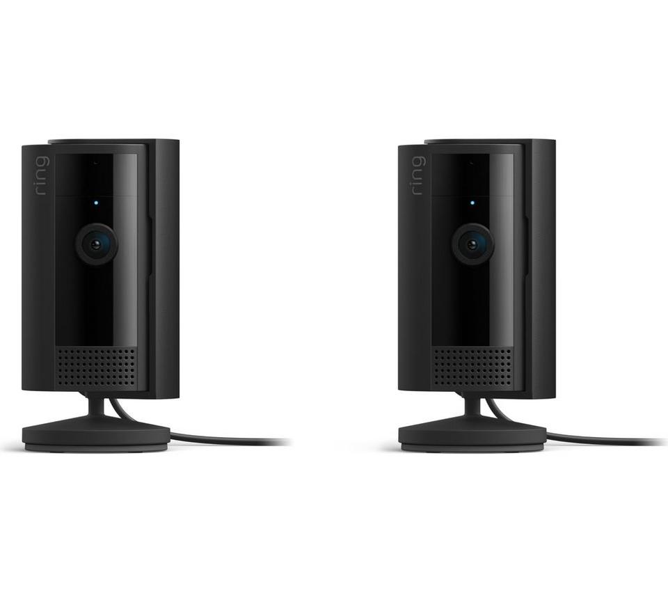 RING Indoor Camera (2nd Gen) Full HD 1080p WiFi Security Camera - 2 Cameras, Black