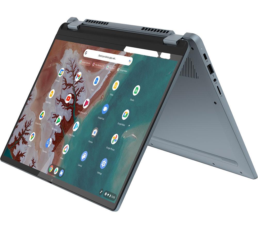 LENOVO IdeaPad Flex 5 14 2 in 1 Chromebook - IntelCore? i3, 256 GB SSD, Blue, Blue