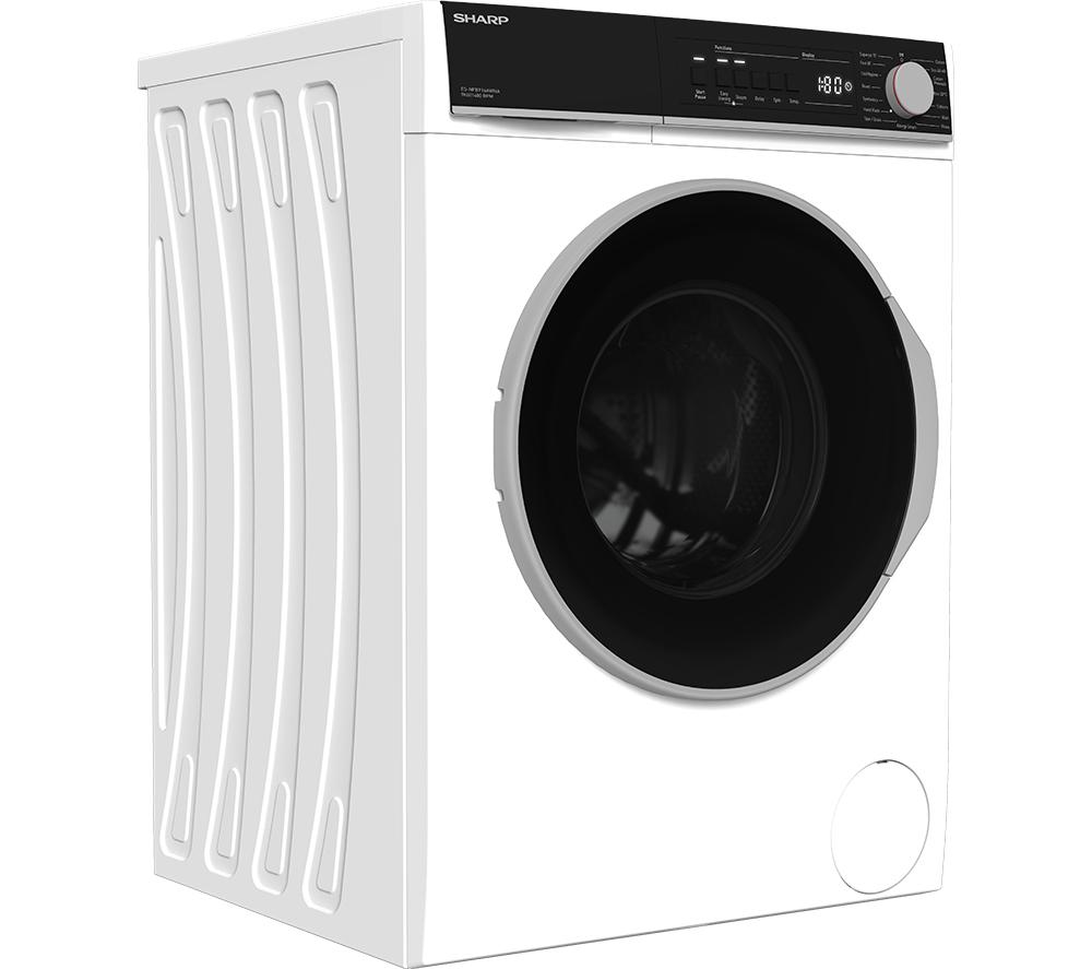 SHARP ES-NFB914AWNA-EN 9 kg 1400 Spin Washing Machine - White image number 2 of 12