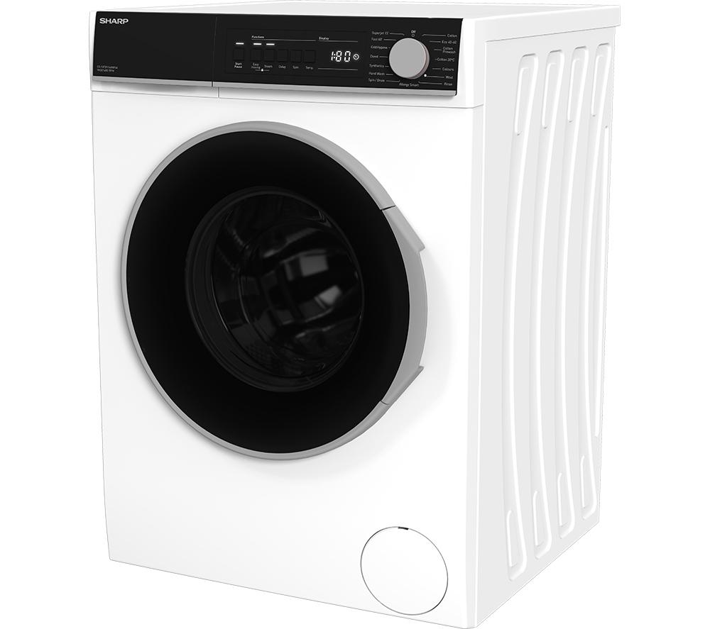 SHARP ES-NFB914AWNA-EN 9 kg 1400 Spin Washing Machine - White image number 4 of 12