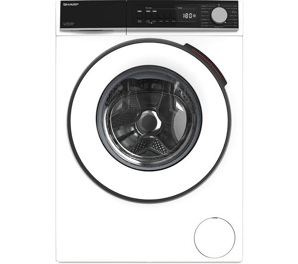 SHARP ES-NFB014DWNA-EN 10 kg 1400 Spin Washing Machine - White