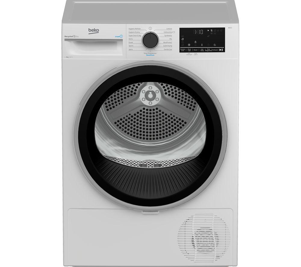 Image of BEKO B3T49241DW 9 kg Heat Pump Tumble Dryer - White, White