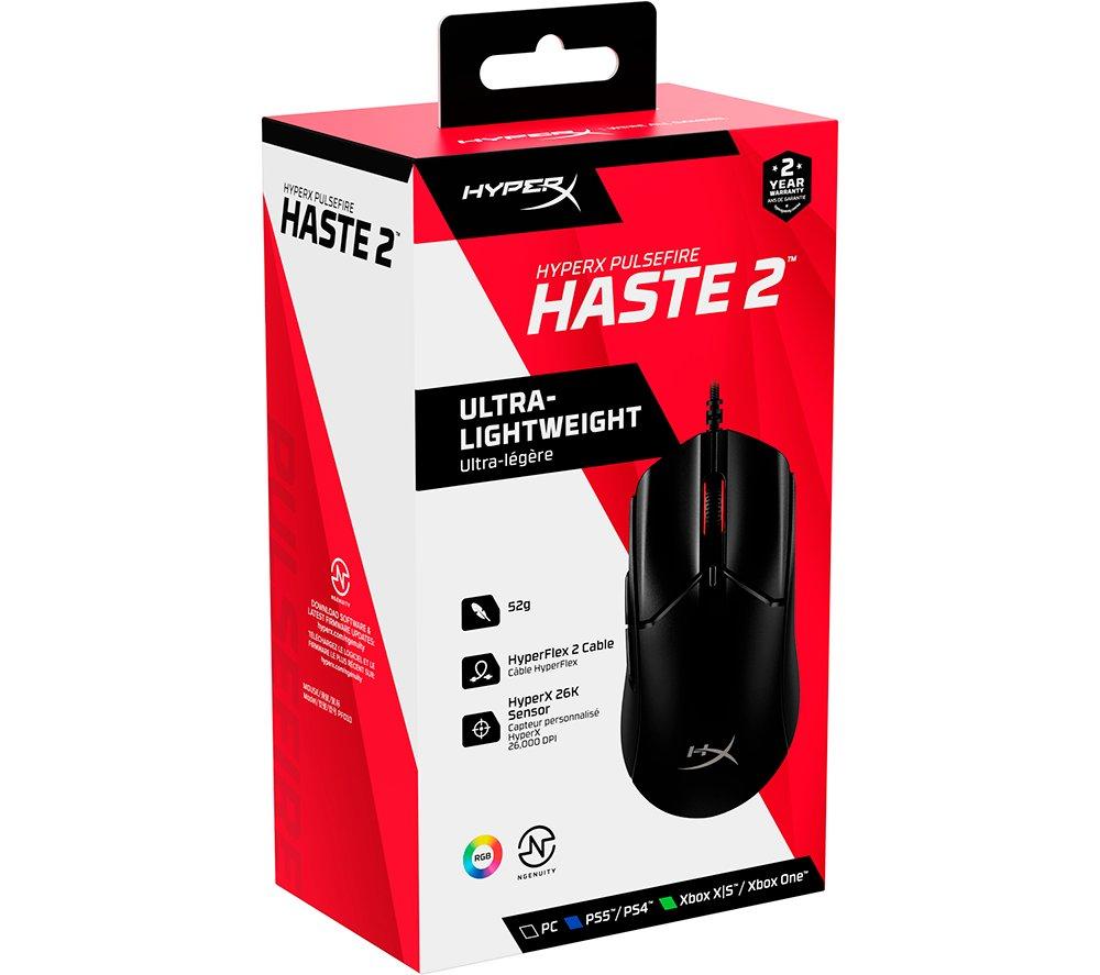 HYPERX Pulsefire Haste 2 RGB Optical Gaming Mouse image number 18 of 19