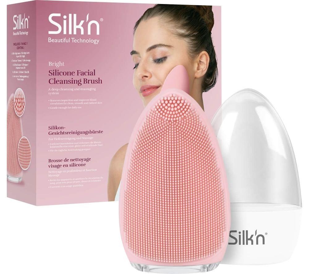 SILKN Bright FB1PUKP001 Facial Cleansing Brush - Pink