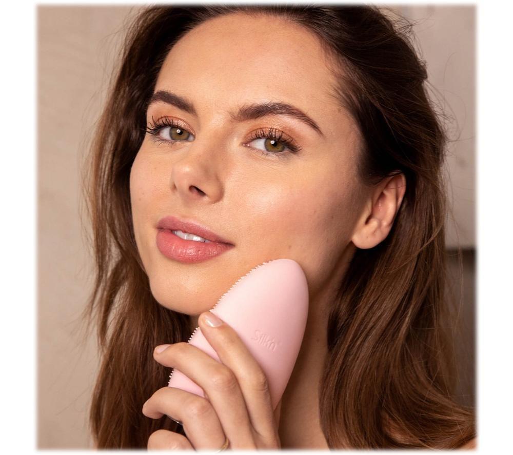 SILK'N Bright FB1PUKP001 Facial Cleansing Brush - Pink image number 5 of 9