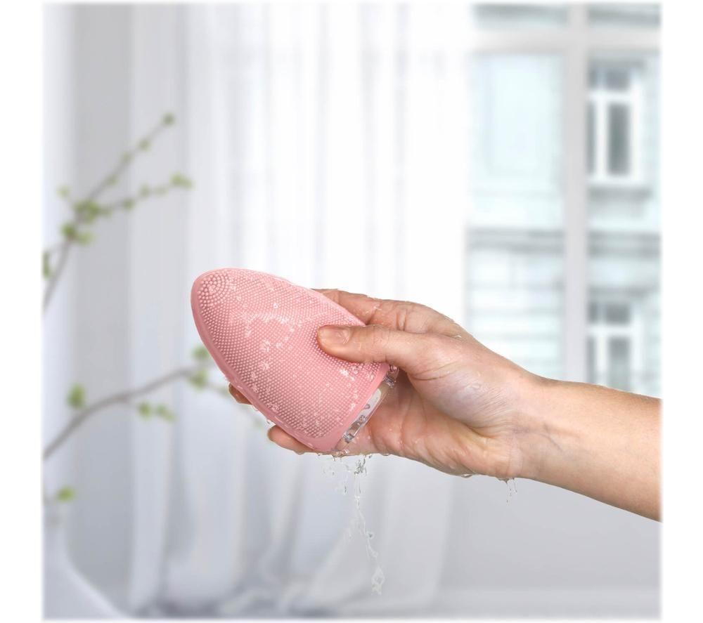 SILK'N Bright FB1PUKP001 Facial Cleansing Brush - Pink image number 8 of 9