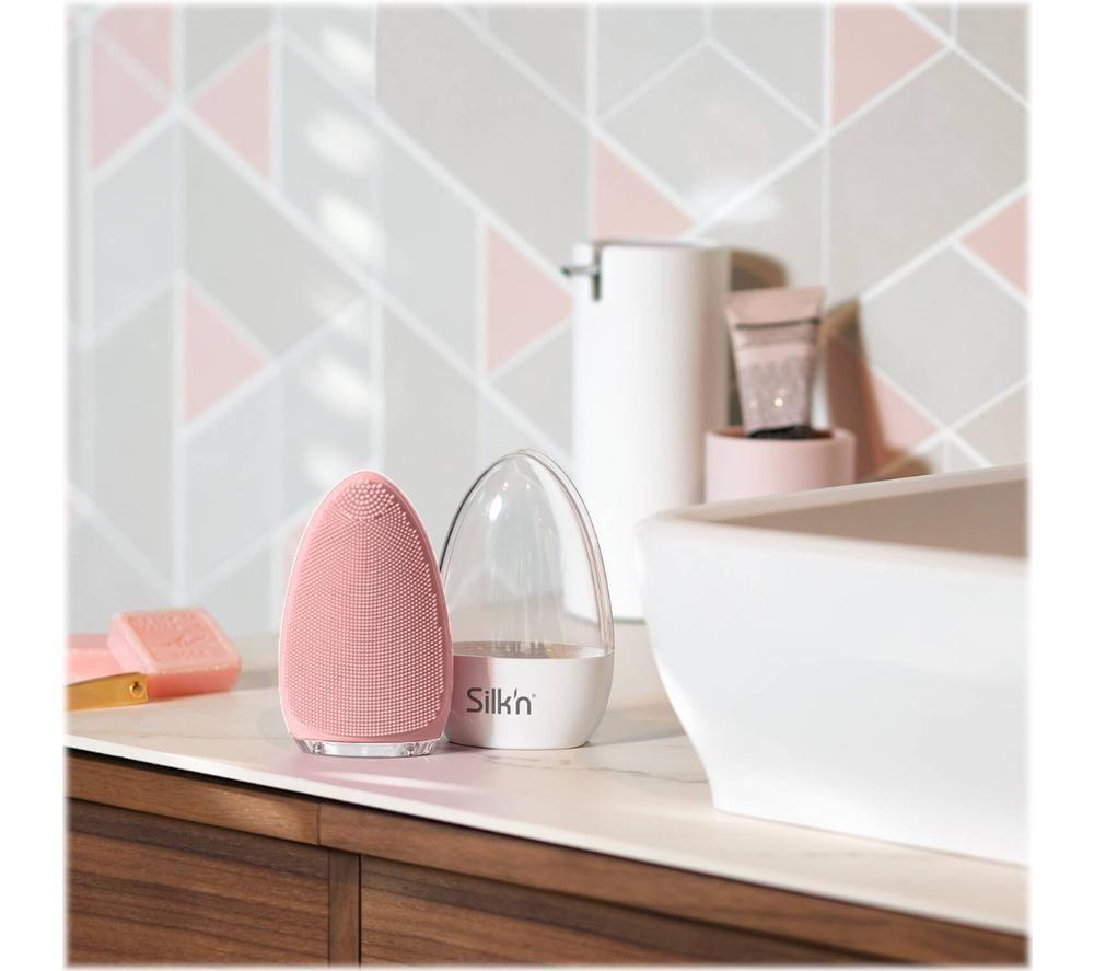 SILK'N Bright FB1PUKP001 Facial Cleansing Brush - Pink image number 9 of 9