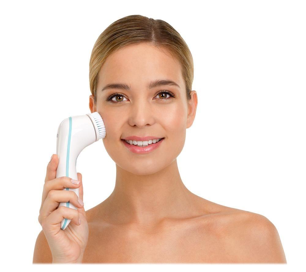 SILK'N Pure Facial Cleansing Brush - White & Blue image number 7 of 12