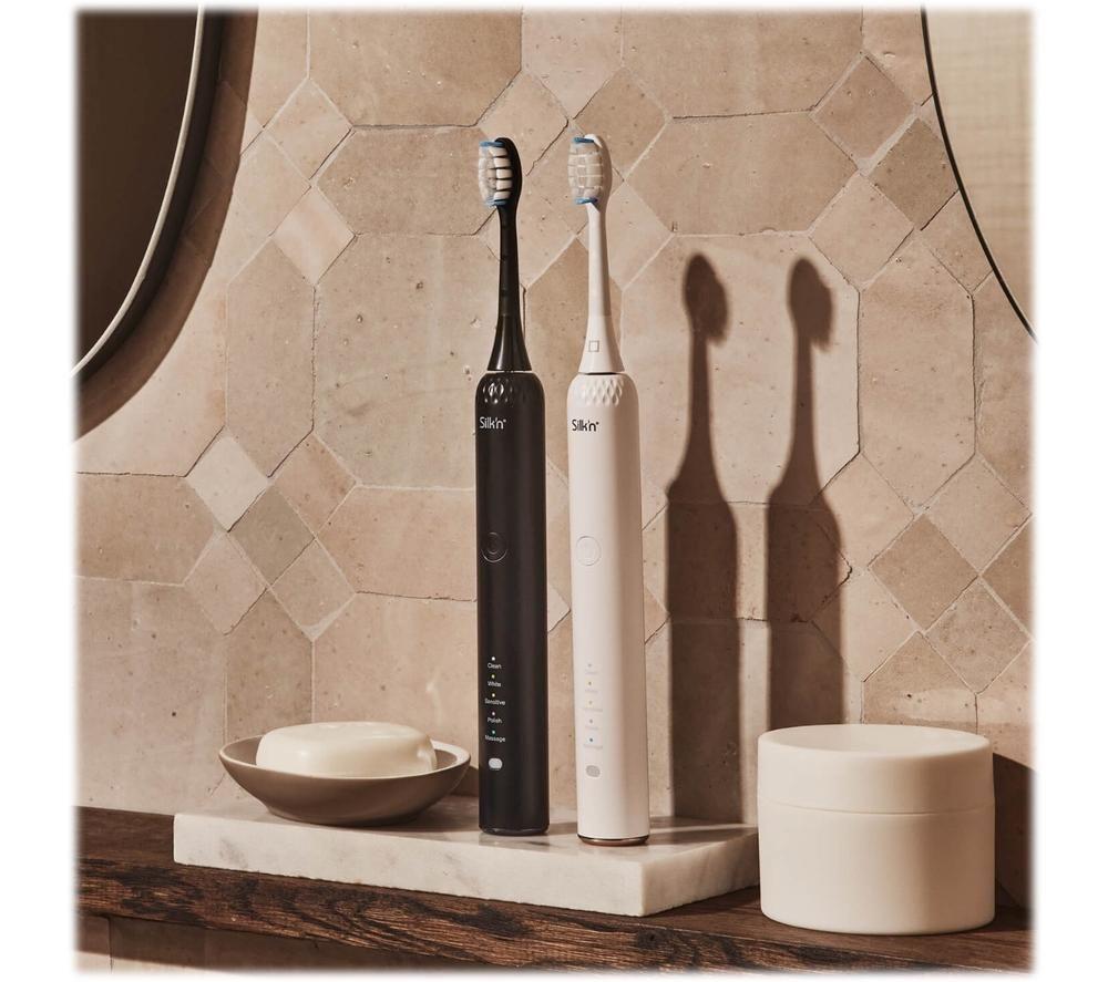 SILK'N SonicSmile Plus Electric Toothbrush - White image number 4 of 6