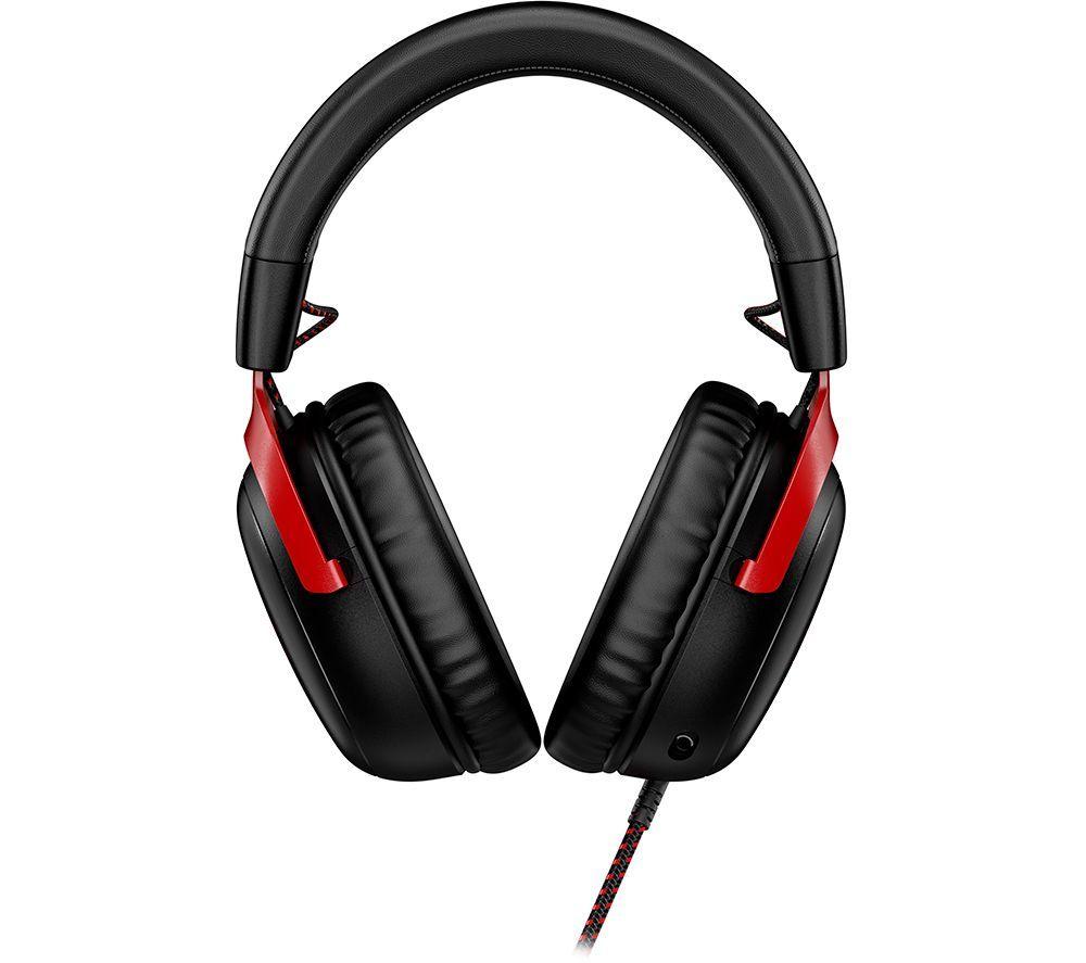 HYPERX Cloud III Gaming Headset (Black & Red) & Steam Wallet Card (&pound;20) Bundle image number 3 of 6