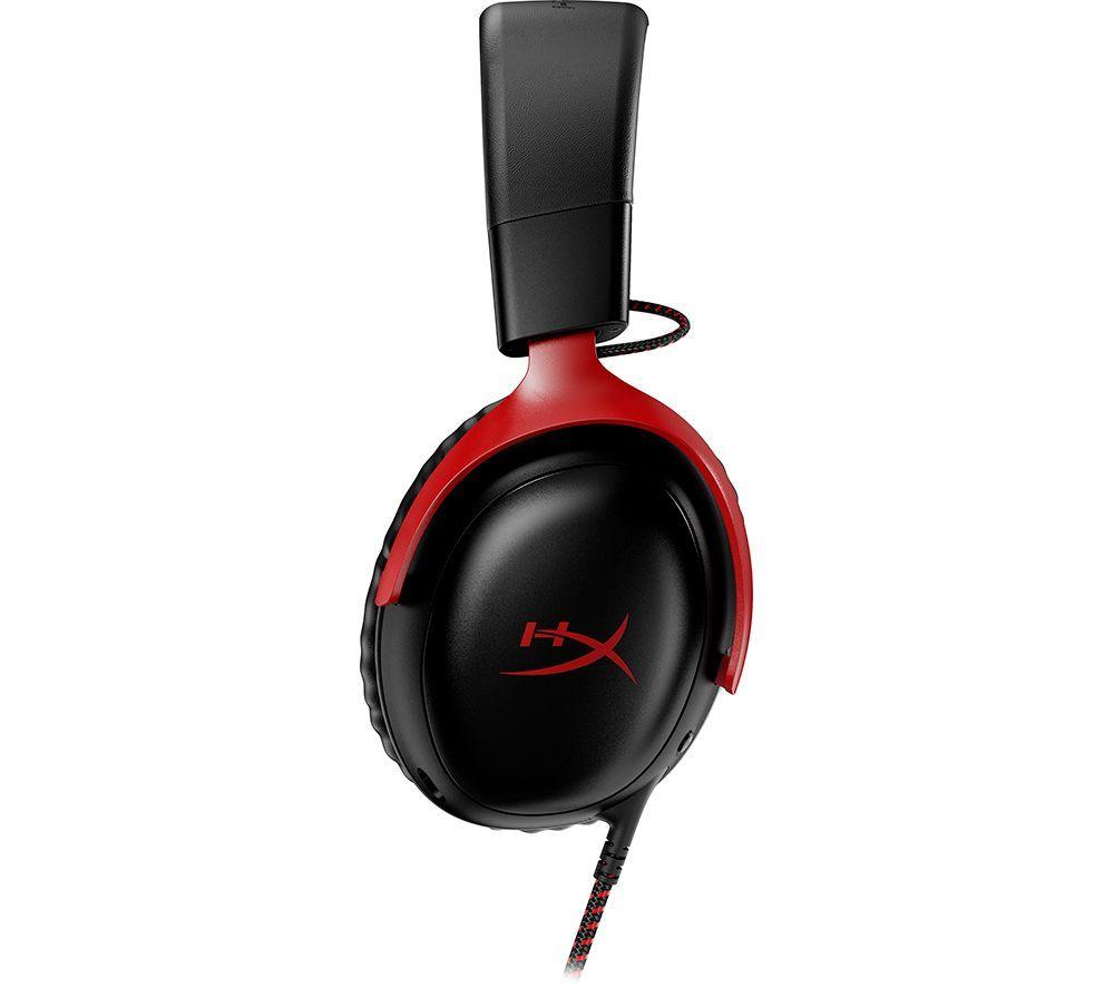 HYPERX Cloud III Gaming Headset (Black & Red) & Steam Wallet Card (&pound;20) Bundle image number 4 of 6