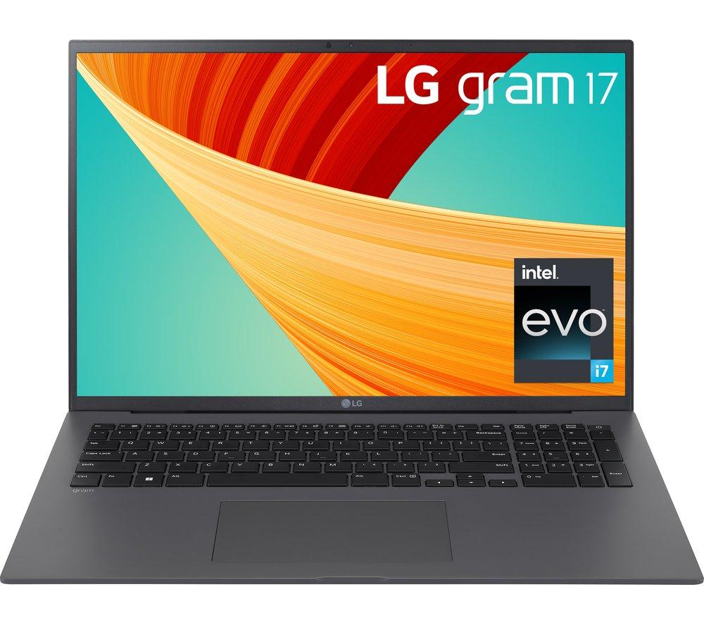 LG gram 17Z90R 17 Laptop - IntelCore? i7, 1 TB SSD, Grey, Silver/Grey