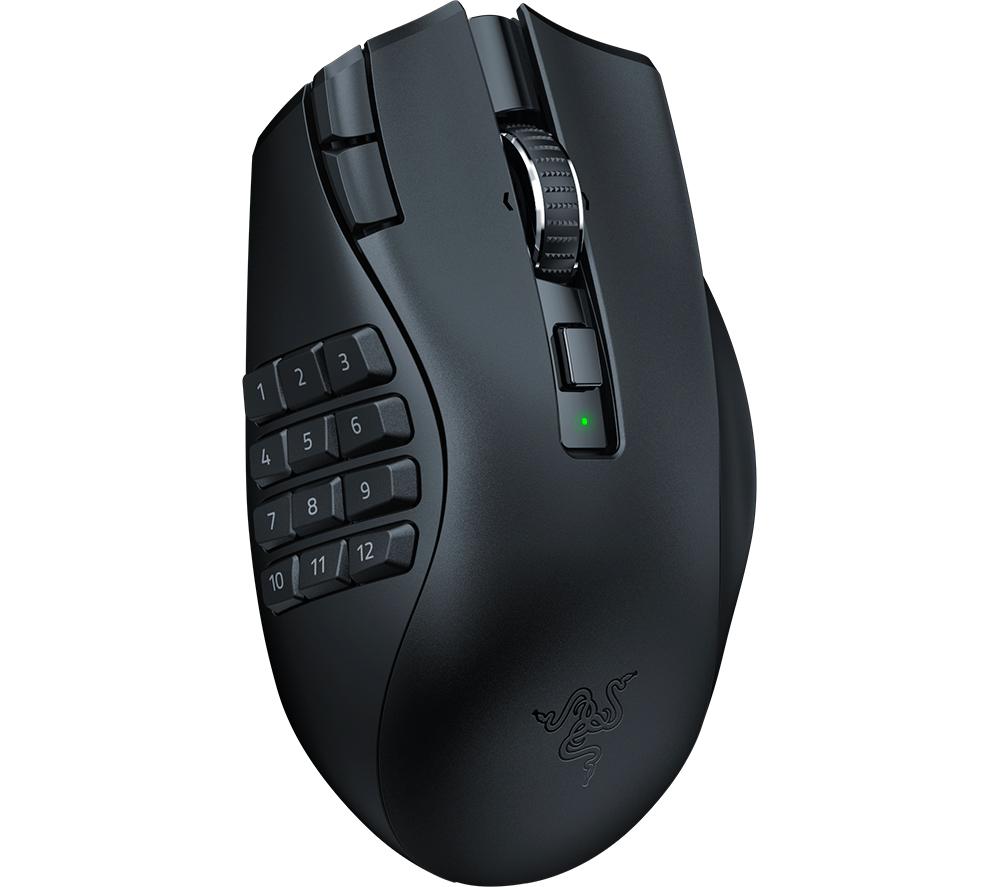 RAZER Naga V2 HyperSpeed RGB Wireless Optical Gaming Mouse, Black