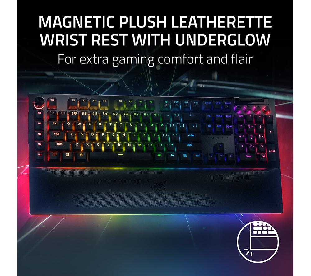 RAZER Blackwidow V4 Pro Mechanical Gaming Keyboard - Black image number 5 of 8
