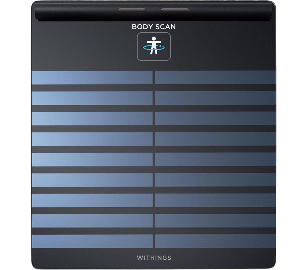 WITHINGS Body Scan Smart Scale - Black, Black