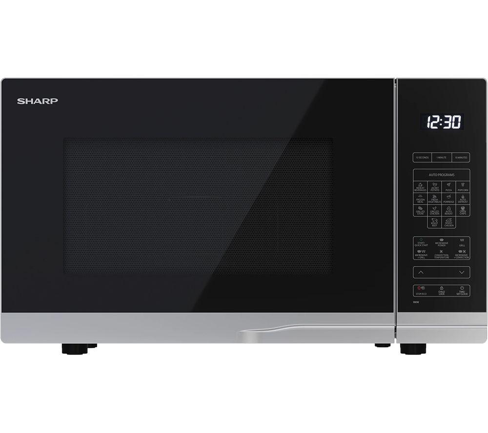 SHARP Premium series YC-PC322AU-S Combination Microwave - Silver, Silver/Grey