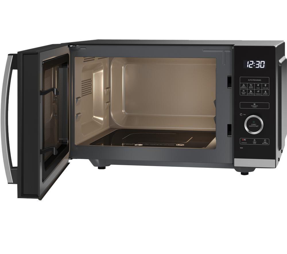 SHARP Quality Series YC-QS254AU-B Solo Microwave - Black image number 3 of 6