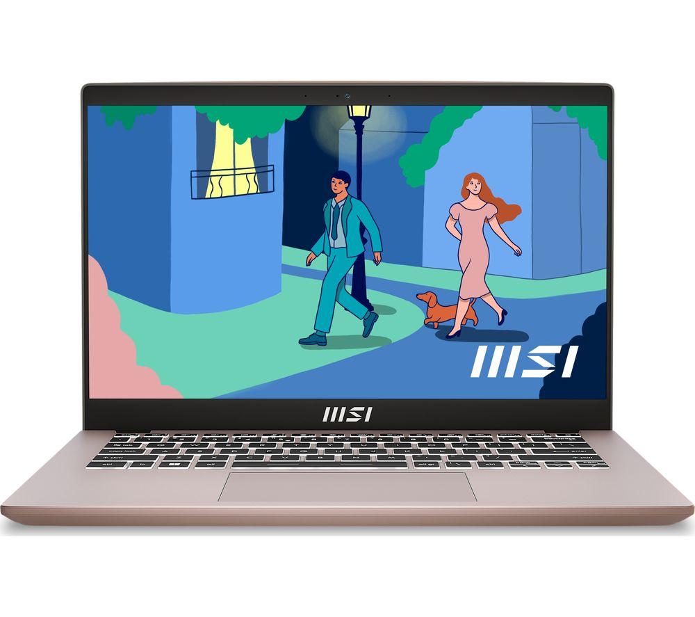 MSI Modern 14 14" Laptop - Intel®Core i5, 512 GB SSD, Beige Rose, Pink,Cream