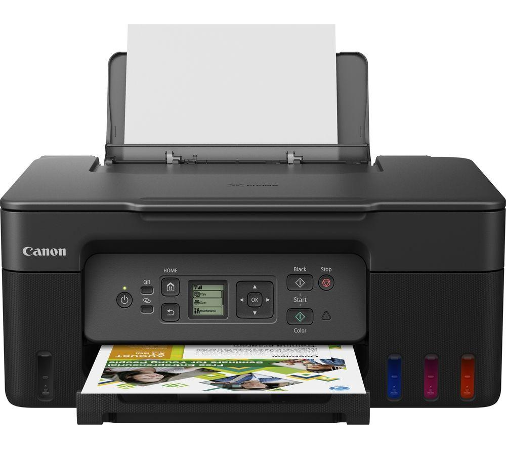 Canon PIXMA G3570 - A fast, cost-efficient 3-in-1 everyday printer with refillable ink, ideal for productive students, families and home users.