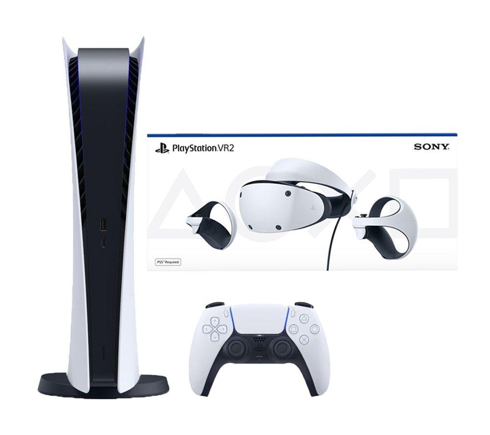 PLAYSTATION VR2 Gaming Headset & PlayStation 5 Digital Edition Bundle