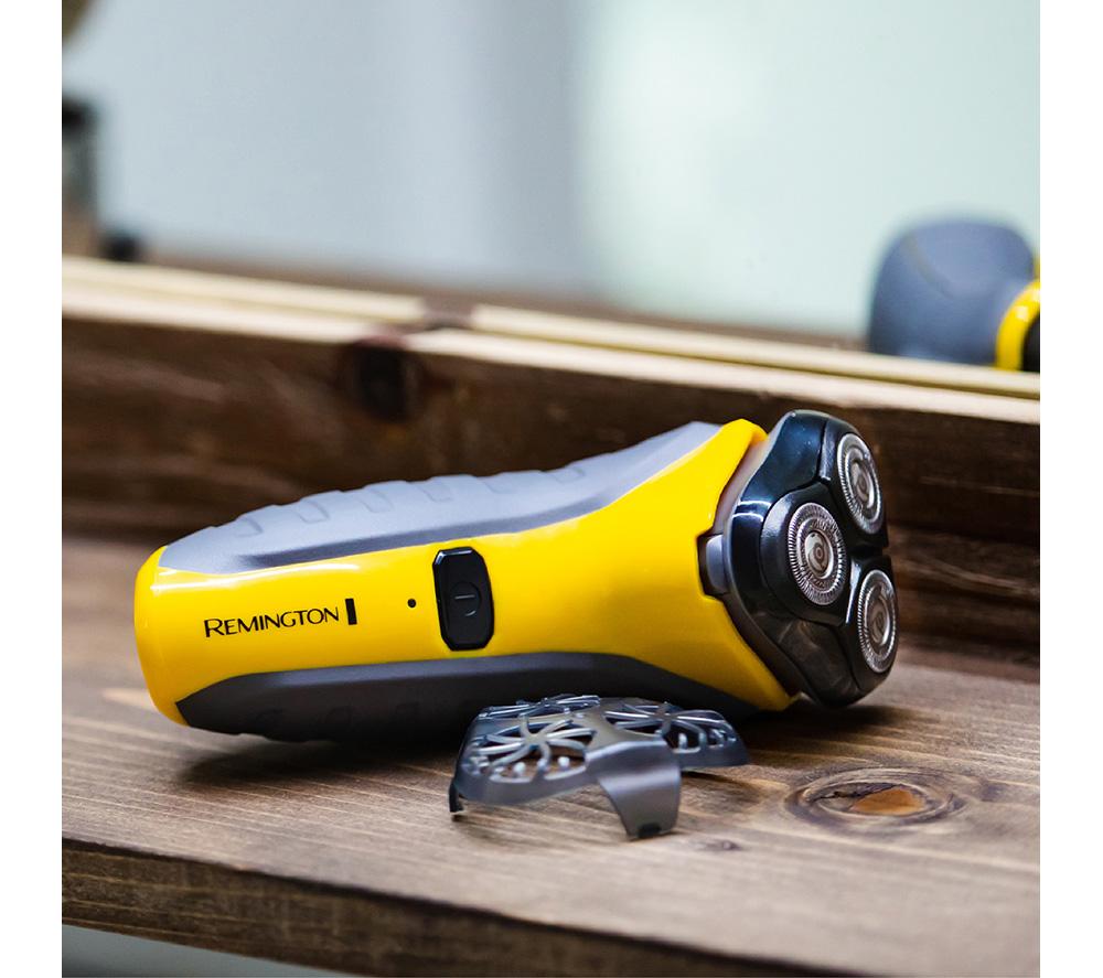 REMINGTON PR1855 Wet & Dry Stubble Rotary Shaver - Yellow & Black image number 4 of 10